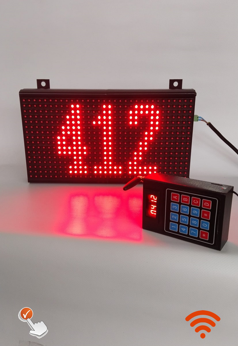 Dijital Sıramatik / Numaratör – SRM05RF