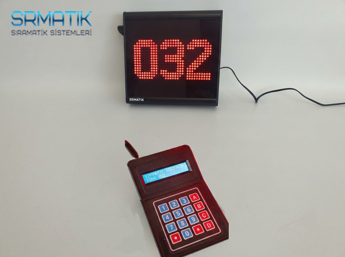 Dijital Sıramatik / Numaratör – SRM16RF SET